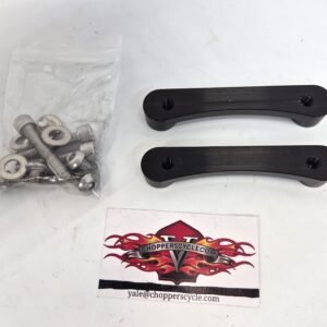 Hofmann Designs 2024-up Harley 19" Wrapped Fender Spacers Black HDB-1068