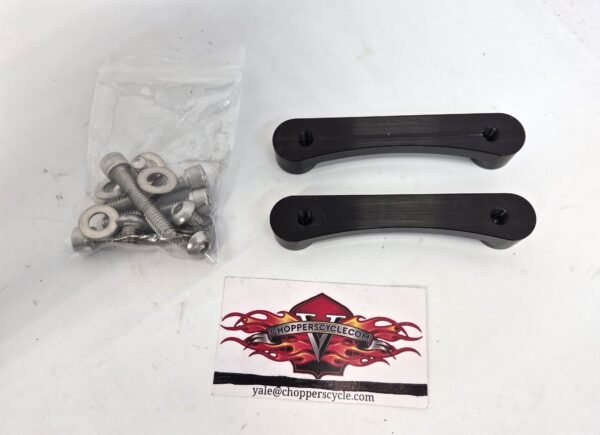 Hofmann Designs 2024-up Harley 19" Wrapped Fender Spacers Black HDB-1068