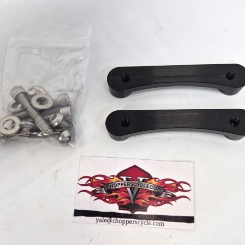 Hofmann Designs 2024-up Harley 19″ Wrapped Fender Spacers Black HDB-1068
