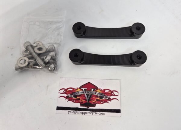 Hofmann Designs 2024-up Harley 19" Wrapped Fender Spacers Black HDB-1068