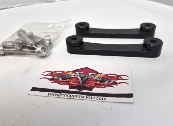 Hofmann Designs 2024-up Harley 19" Wrapped Fender Spacers Black HDB-1068