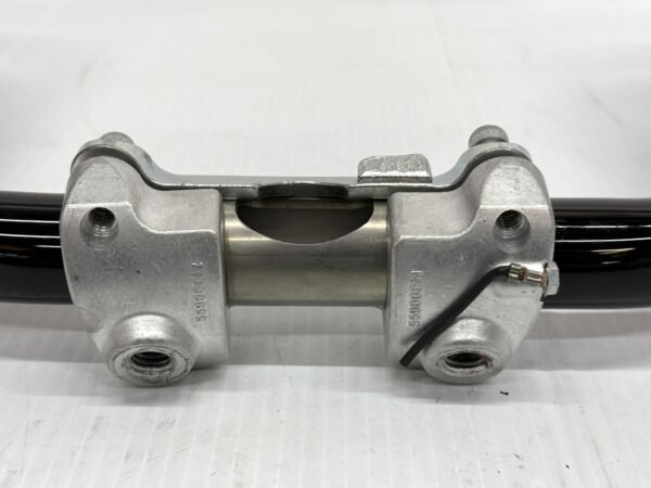 CH77 (2) OEM Harley Handlebar 10" Rise, 35" Width with Clamp and Risers for 14-24 Road King