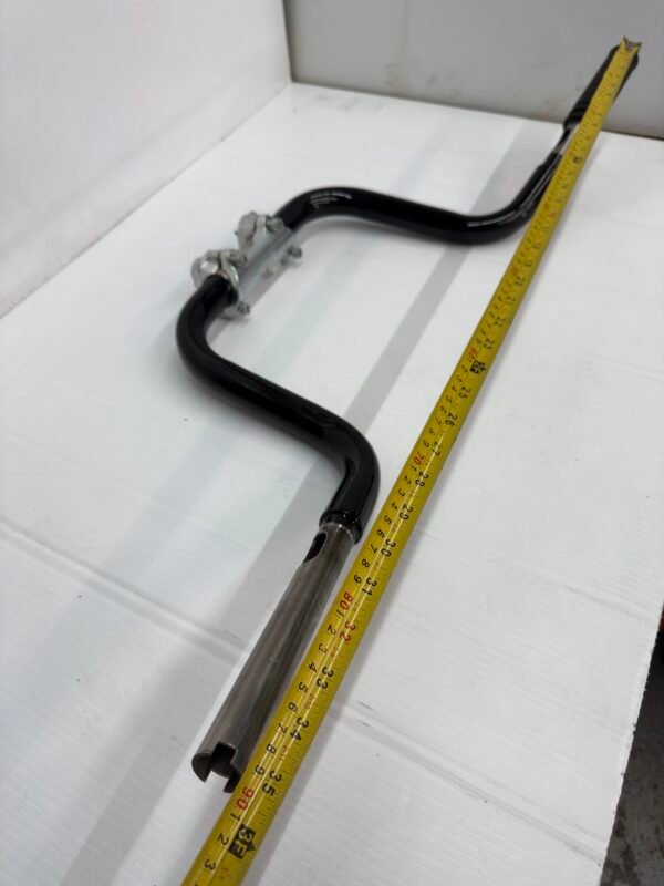 CH77 (6) OEM Harley Handlebar 10" Rise, 35" Width with Clamp and Risers for 14-24 Road King