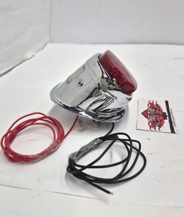 Taillight Chrom for 55-73 Harley Panhead Shovelhead Sportster Replaces #68010-64B