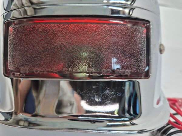 Taillight Chrom for 55-73 Harley Panhead Shovelhead Sportster Replaces #68010-64B