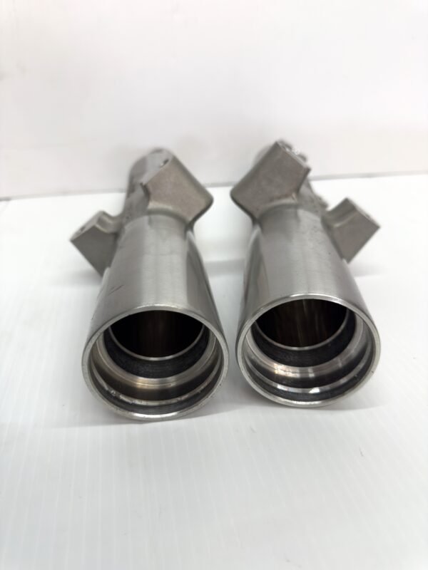 CH8 (4) Harley Fat Boy fork legs 2018-2025 FLFBS lower OEM sliders outright, PN 45400183 45400184