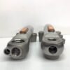 CH8 (5) Harley Fat Boy fork legs 2018-2025 FLFBS lower OEM sliders outright, PN 45400183 45400184