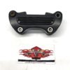 Harley 1" Handlebar Risers and Top Clamp Black