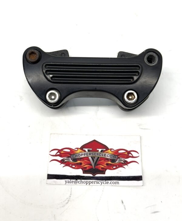Harley 1" Handlebar Risers and Top Clamp Black