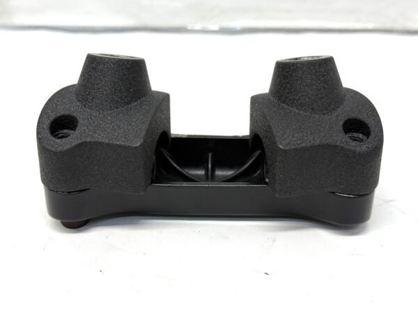 Harley 1" Handlebar Risers and Top Clamp Black