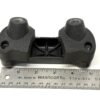 Harley 1" Handlebar Risers and Top Clamp Black