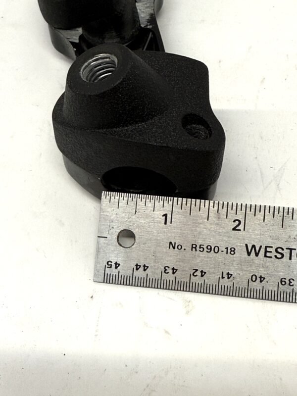 Harley 1" Handlebar Risers and Top Clamp Black