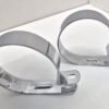 Chrome 3-1/4 Muffler Clamp for Harley Knucklehead Panhead Shovelhead Evolution