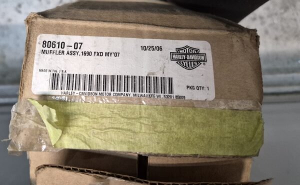 OEM Harley Mufflers Assembly 80610-07 FXD
