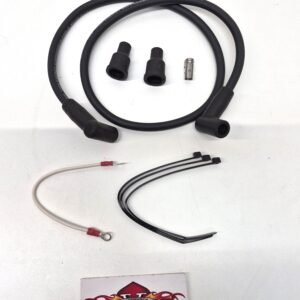 Harley Spark Plug Ignition Wire Kit 8mm Black