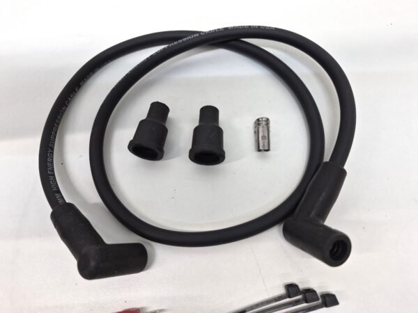 Harley Spark Plug Ignition Wire Kit 8mm Black
