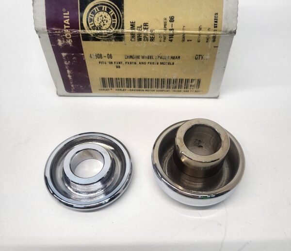 OEM Harley Chrome Wheel Spacer Rear 41608-06 for 2006 FXST, FXSTB, FXSTS
