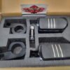 Footpegs Foot Pegs Black with 1-1/4?? Foot Peg Clamps Black for Harley