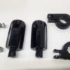Footpegs Foot Pegs Black with 1-1/4?? Foot Peg Clamps Black for Harley