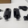 Footpegs Foot Pegs Black with 1-1/4?? Foot Peg Clamps Black for Harley