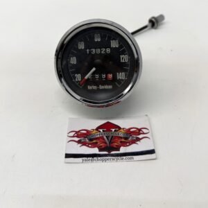CH876 (1) OEM Harley Vintage Mechanical 3.5" Speedometer 140 early Sportster, early FX