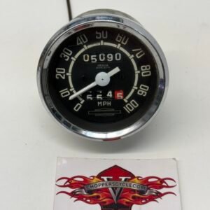 CH877 (1) OEM Harley Vintage Mechanical 3.5" Speedometer MPH early Sportster, early FX