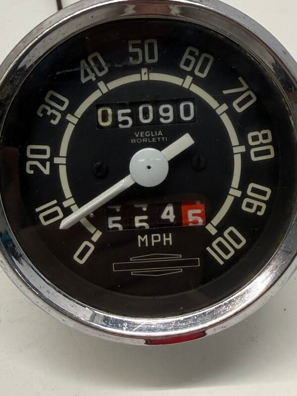 OEM Harley Vintage Mechanical 3.5" Speedometer MPH early Sportster, early FX