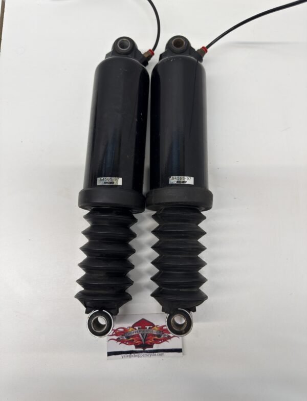 OEM Harley 13" Bagger Rear Air Shocks 54565-97 1997-UP FLH FLHT