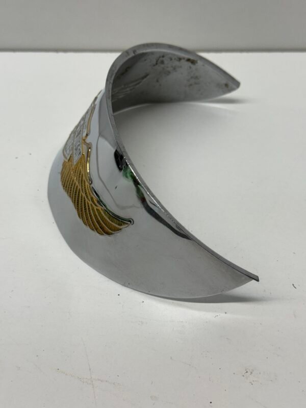 OEM Harley Eagle Wing Headlight Cap OEM 67791-91T and Driving Light Visors 67796-91T