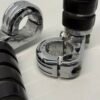 Footpegs with Foot Peg Clamps 1 1/4" for Harley