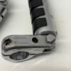 Footpegs with Foot Peg Clamps 1 1/4" for Harley
