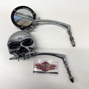 Kuryakyn Skull Motorcycle Mirrors