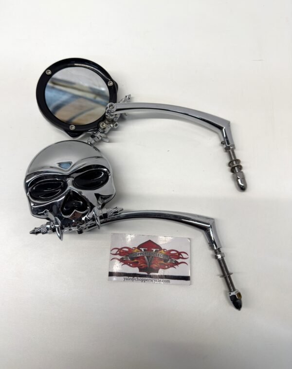 Kuryakyn Skull Motorcycle Mirrors