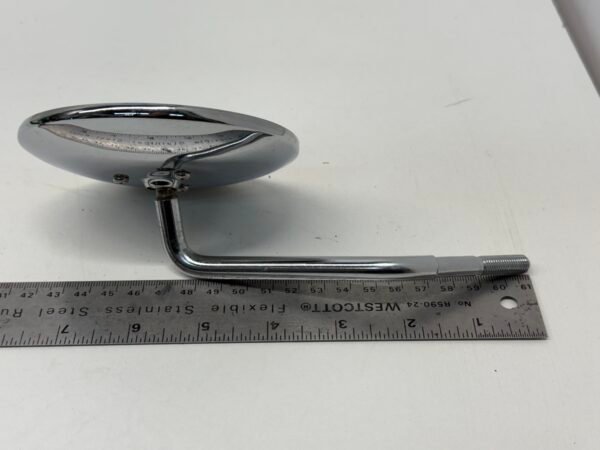 Short Stem One-Piece Round Motorcycle Mirror Right Side for Harley Models