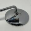 Short Stem One-Piece Round Motorcycle Mirror Right Side for Harley Models
