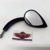 Teardrop Black Mirror Right Side for Harley Sportster