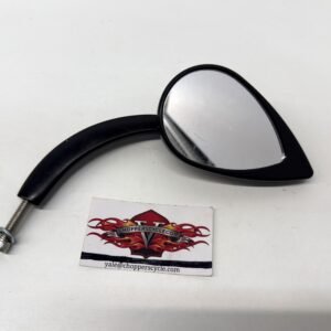 Teardrop Black Mirror Right Side for Harley Sportster