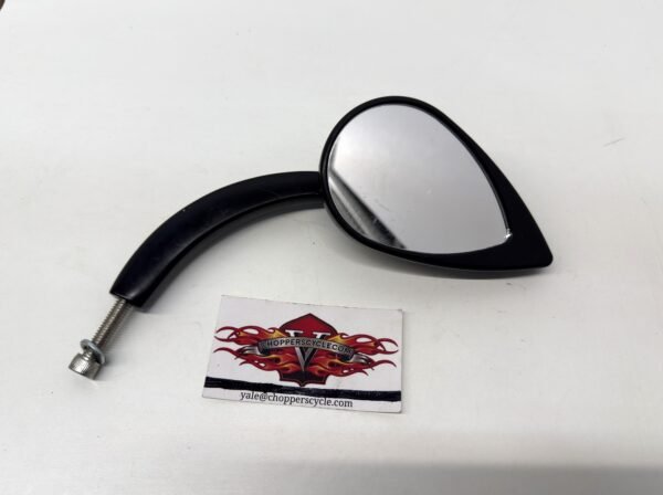 Teardrop Black Mirror Right Side for Harley Sportster