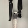 CH893 (5) 1 1/4" U-Clamp Footpegs Foot pegs Black For Harley