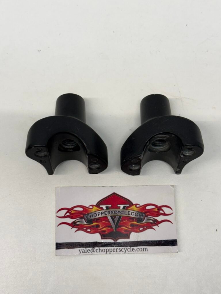 1" Handlebar Black Straight Risers 1" for Harley FX, FXR, XL