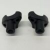1" Handlebar Black Straight Risers 1" for Harley FX, FXR, XL