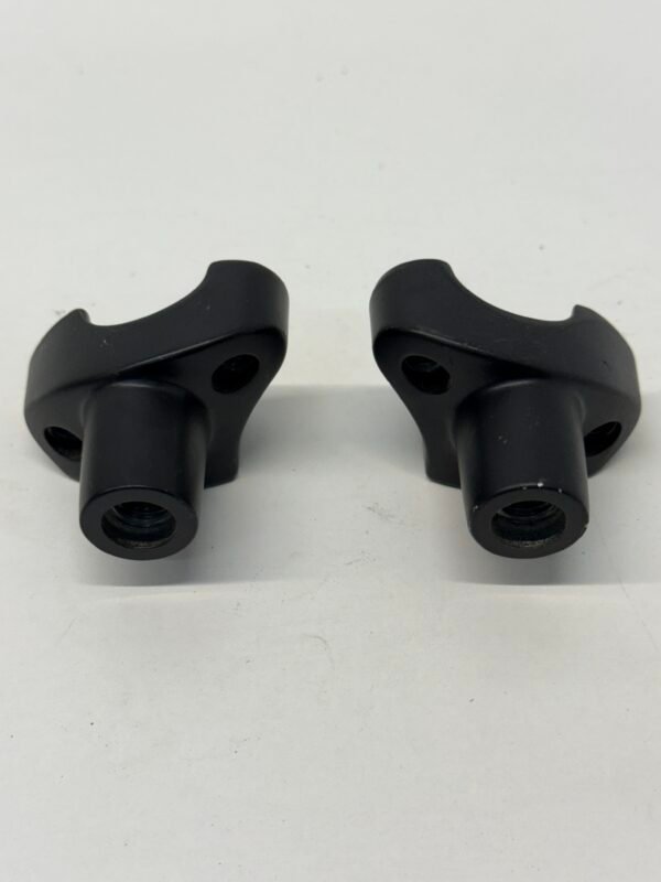 1" Handlebar Black Straight Risers 1" for Harley FX, FXR, XL