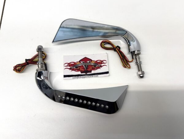 Motorcycle Side Mirror with Turn Signal for Harley