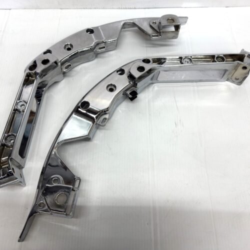 OEM Harley Chrome Fender Strut Saddlebag Supports 90200502, 90200503 2014-later FLHX, FLTR, FLHT