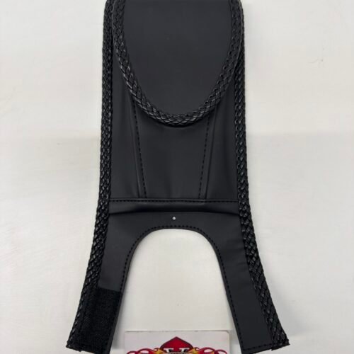 Black Gas Tank Bib Cover Panel for 2000-2017 Harley Softail Fat Boy Heritage FXST FXSTB FLST