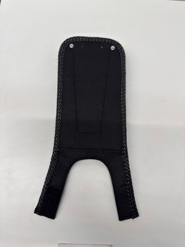 Black Gas Tank Bib Cover Panel for 2000-2017 Harley Softail Fat Boy Heritage FXST FXSTB FLST