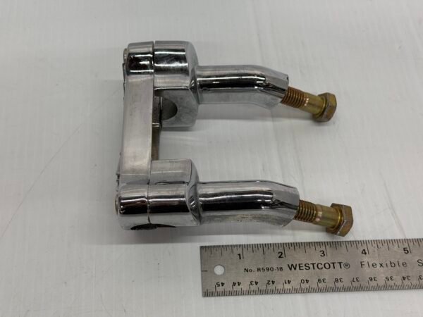 Eagle Spirit 1" Handlebar Risers 2" rise and Top Clamp for Harley
