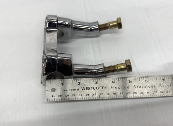 Eagle Spirit 1" Handlebar Risers 2" rise and Top Clamp for Harley
