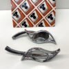 Villain Mirror Set with Curved Stems Chrome 34-0768