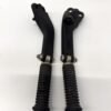 CH946 (3) Harley Passenger Footrests Foot Pegs and Support OEM 49230-06, 49224-06A for 2006-17 Dyna
